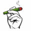 Hold my kush logo