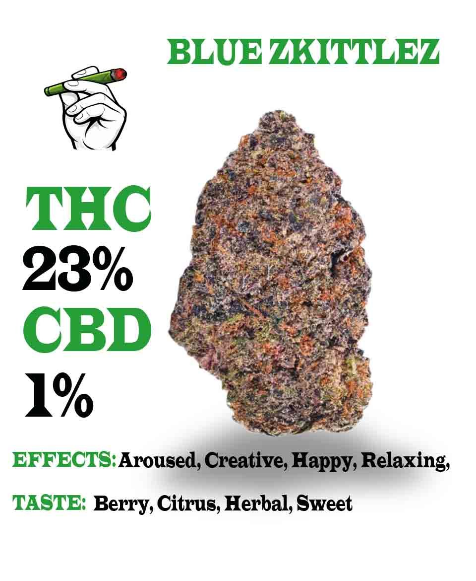 Blue Zkittlez strain