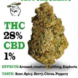 Jet fuel Gelato strain