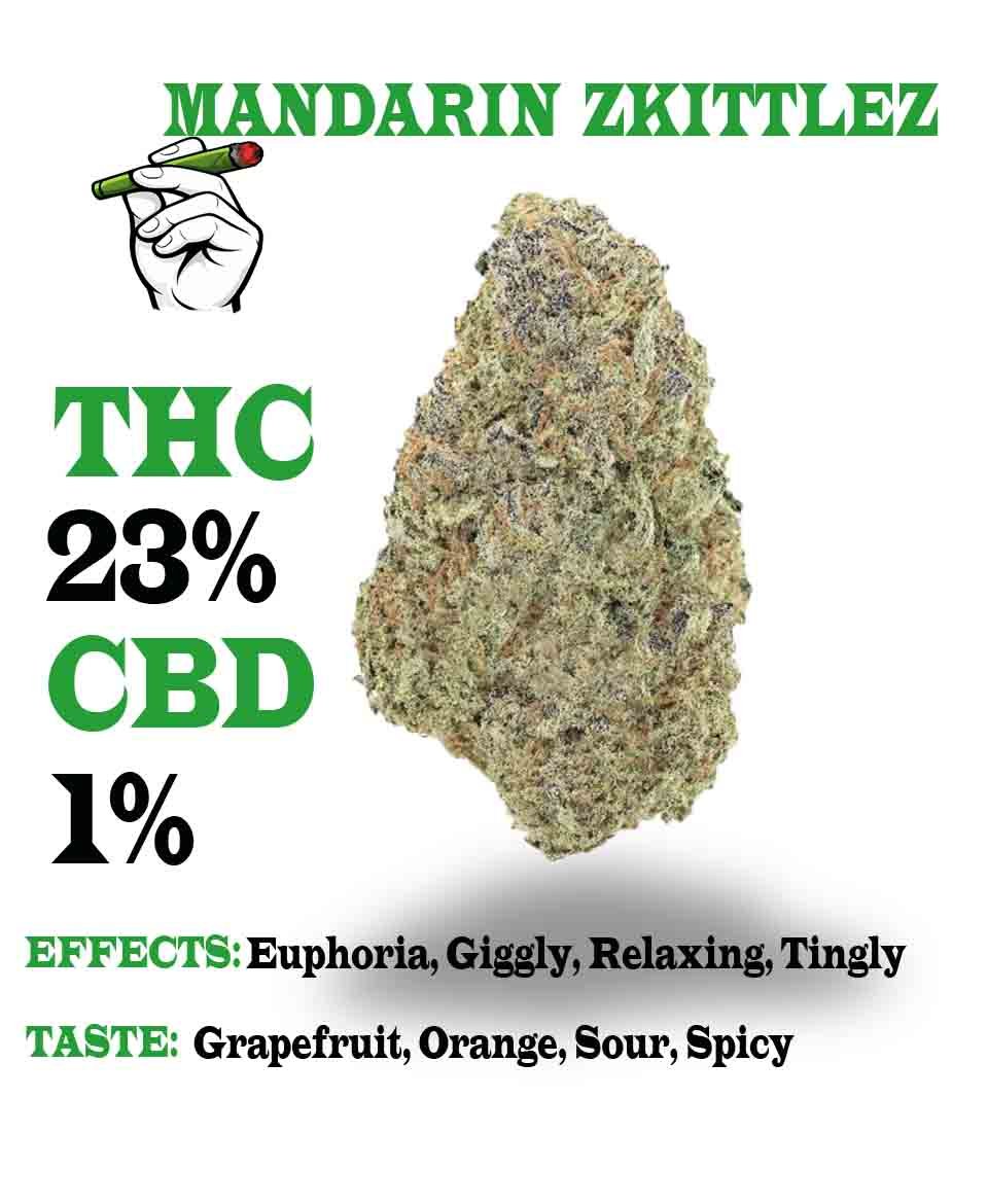 Mandarin Zkittlez strain