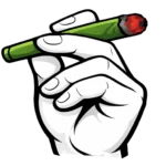 Cannabis white logo