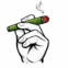 Hold my kush logo